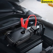 베이스어스 차량용 고성능 MAX 점프스타터 보조배터리 CRJS04/ -20도 사용 가능 2000mAh 배터리 LED 비상시동
