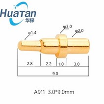 Pogopin 프로브 텔레스코픽 골무 전도성 충전 핀 스프링, 04 은