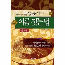 성공하는 이름짓는법 증보판, 상품명