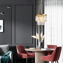 바로크 3등 식탁등, E14 콘램프 [주광색] 3EA