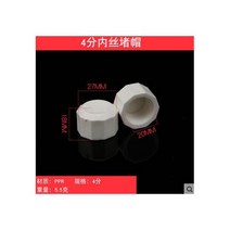 소제구 개스킷 링 배관 피팅 커넥터가 있는 PVC 파이프 나사 플러그 수 스레드 튜브 워터 스톱 엔드 캡 커버 1/2 