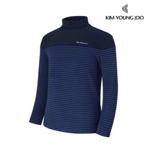 김영주 남성 양면 기모 마이크로 플리스 터틀넥 티셔츠 / 후리스 아웃도어 등산 골프 보온 기모티