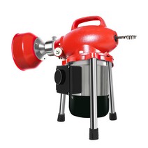 하수구 청소기 20m 스프링 가정용 보일러 배관 흡입기, 10.  2500W 27.5미터 세트