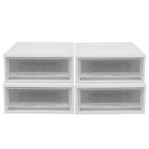 아이리스 서랍형 수납함 28L 4개 바구니 서랍장 수납박스 옷정리 리빙박스 코스트코, 상세페이지 참조, 상세페이지 참조