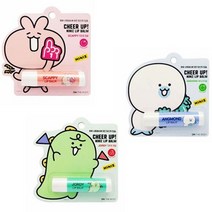 차징샵유통 온더바디 니니즈 캐릭터 립밤 립케어 입술 케어, 1개, 블루사과향 립밤