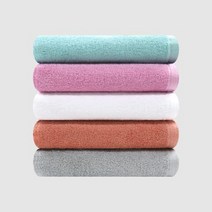송월타월 라이트 미용 32 타월 80g 면사, 오렌지, 6개
