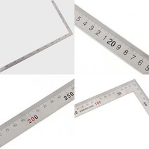 90도자 설계자 컷팅자 쇠자, 50cm