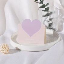 청첩장 바른손카드 LBSISI 생활 20pcs 심장 모양의 인사말 카드 발렌타인 데이 선물 결혼식 초대장 낭만적, 04 Style 3