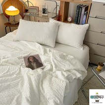 시원한 여름 시어서커 이불 슈퍼싱글 ss 침구 세트 베게 먼지없는 누빔 베이직톤 얇은 홑