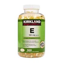 커클랜드시그니춰 E 180mg 소프트젤, 500개입, 1개