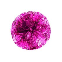 ZYBenda 2팩 30.5cm(12인치) 치어리딩 폼폼 링 핸들 폼폼 치어리더 폼 팀 스포츠 댄스 게임 스피릿 응원용(핑크+실버), 13inch/33cm, Pink, Pink 1