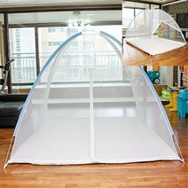 4인용 원터치 모기장 260cm 방문모기장 모기장원단 아기침대모기장 출입구방충망 자석모기장 탈부착방충망 붙이