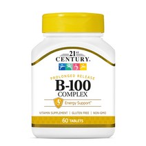21st Century B-100 Complex 21세기 센트리 비타민B 콤플렉스 60정 3팩, 60개입, 3개
