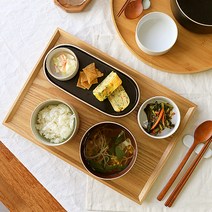 가연 도자기 1인 혼밥 그릇세트 한식 홈 세트, C-4. 한식 M-전체 화이트색상