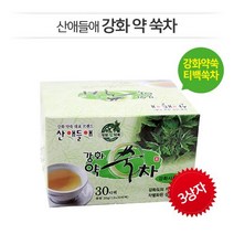 강화사자발쑥 [산애들애] 강화약쑥 티백차 30티백 x 1박스 / 환절기 쑥차, 3box