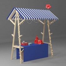 팝업 스토어 진열대 행사 대학교 축제 매대 박람회 스탠드선반 간판대, 사이즈색상맞춤제작문의글남겨주세요!