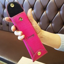 로스킨 필통파우치반제품 DIY 수업용키트(소가죽) 가죽공예 DIY 패키지, 악어 빨강