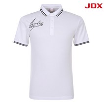 JDX 남성 레터링 원포인트 카라티셔츠 X2SMTSM41WH