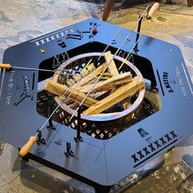 어네이티브 X 프럼더팜 콜라보 헥사테이블 육각테이블 화로테이블 BBQ테이블, 기본구성(어네이티브X프럼더팜 콜라보제품), 기본구성