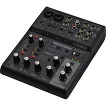 야마하 USB 믹서형 오디오 인터페이스, AG06MK2 Black
