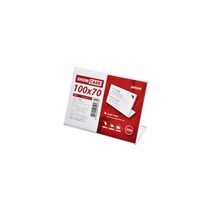 쇼케이스(단면) 7712 POP꽂이 아크릴꽂이 100x70 (mm) 1개입, 10개