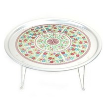 양은 밥상 찻상 다과상 원형 밥상 레트로 밥상 63cm 오봉상 다이소 밥상 목재상, 5호 별왕대