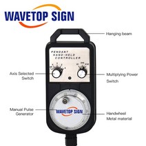 핸들 선반기계 선반척 CNC 펄스 발생기 4/6 축 MPG 펜던트 핸드 휠 5V 12V 24V FAGOR GSK Siemens MITSUBI, 02 6 Axis