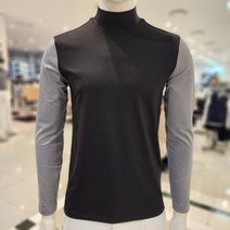 보그너골프 (233-130-03-99) 2023년 F W 남성 배색 하이넥 티셔츠