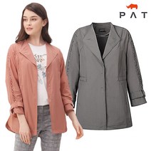 PAT 반하이넥 레이스 패치 자켓 QF41202