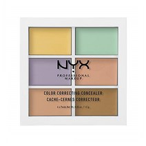 NYX Color Correcting Palette 닉스 6색 컬러 코렉터 컨실러 팔레트 15g 1팩, 1개