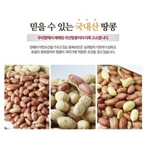 견과류 생알땅콩 볶음알땅콩 통살호두 반살호두 호두싸래기 잣, 볶음알땅콩 500g, 1개
