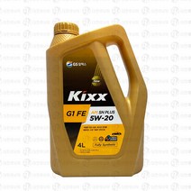 킥스 KIXX G1 Fe 5W-20 4L 가솔린엔진오일, kixx G1 Fe 5W20 4L, 5w20