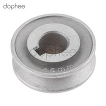 자바라 컨베이어 벨트 바퀴 우레탄 롤러Dophee-재봉틀 알루미늄 풀리 휠 45-120mm 솔리드 할로우 타이밍, 01 45mm