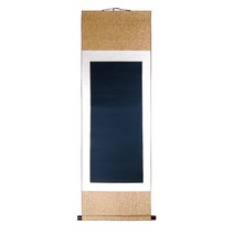 서예아이 작품용 족자 (38*118cm) - 검정화선지