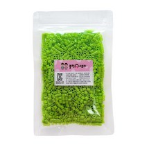 블럭N스토리 컬러비즈 리필비즈 컬러비즈리필 비즈리필, 연두색