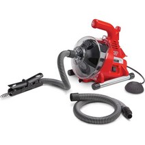 RIDGID 파워 클리어 욕조 샤워기 및 싱크대용 120볼트 드레인 청소기 키트 레드 55808, Kit