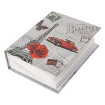 KX4B 빈티지 사진 앨범 100 포켓 삽입 페이지 6 인치, 03 KX4B5AC301231-04