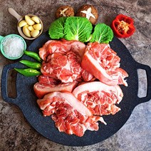 뒷고기 목덜미살 꼬들살 1kg, 통두께(절단없음)