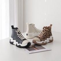 천연가죽 스타 하이탑 말랑 푹신 발편한 키높이 6cm 스니커즈 운동화 페르지노 528