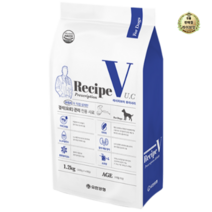 라이브잇 유한양행 Recipe V 반려견 처방식사료, 5개, 1.2kg, 유리너리(비뇨계)