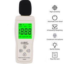 소음 측정기 디지털 사운드 레벨 미터 측정 30-130dB dB 데시벨 테스터기 6, 협력사
