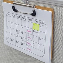 벽걸이형 게시물 고정 클립보드 A5 우드A5화일판 클리어화일 A5서류철 책철파일 파일클러치 문서파일 서류정리, 제품선택, 세로형