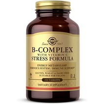 Solgar B-Complex with Vitamin C 솔가 B 컴플렉스 250정 비타민씨 스트레스 포뮬라, 1개