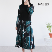 [카라] KARRA 유니크프린팅플레어원피스 베스트SET_KL2WOP011C