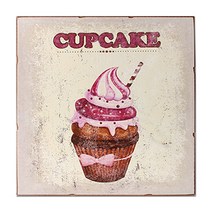 제이앤씨 빈티지 목판화 액자, C02.CupCakeC