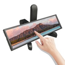 긴 와이드 모니터 8.8 인치 hdmi 터치 스트레치 바 lcd 디스플레이 스탠드 1920x480 rpi aida 소형 미니 와이드 스크린 익스텐더 모니터, 하얀