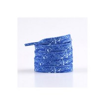 고 큰 캐슈 꽃 신발끈 남여공용 레드 블랙 블루 diy 스포츠 캐쥬얼 농구화 끈, Abstract Blue_140cm