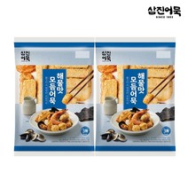 [삼진어묵] 해물모듬어묵 1봉 900g 6종 모듬 x 2개, 없음