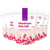 네이처모닝 히말라야 핑크솔트 굵은소금 1kg, 굵은, 1kg 5팩