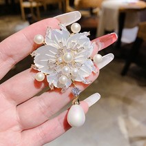 자개 꽃 브로치브로치 패션브로치 옷핀 브로치 대형옷핀니트옷핀 머플러장식 브로치